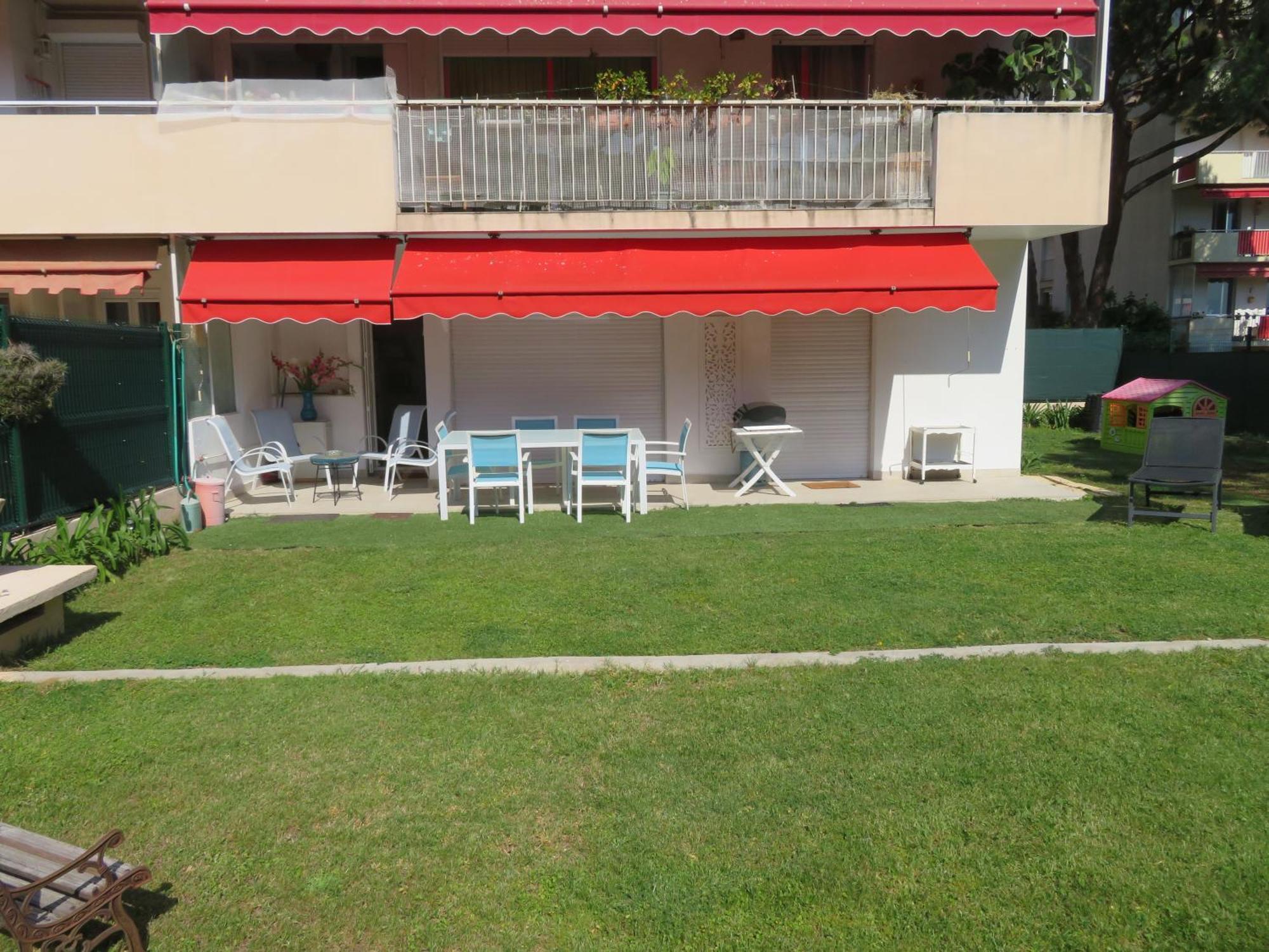 Superbe Rez De Jardin Dans Residence Au Calme Nizza Exterior foto